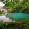 Der Blautopf, eine der Hauptattraktionen von Blaubeuren, ist wegen Bauarbeiten bis 2028 für Touristen nicht zugänglich.