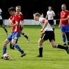 In einer torreichen Partie hat Marxheim/Gansheim (in Weiß, mit Lukas Zastrow) die SG Mödingen/Bergheim-Finningen mit 4:3 bezwungen.