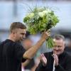 Christoph Kramer (l) wurde in Mönchengladbach verabschiedet.