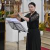 Das Duo Euphoric mit Lin Ling (Querflöte) und Wei Lee (Klavier) in der Filialkirche Sankt Martin in Hechenwang.