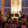 Das Constanze Quartett auf der Bühne: Emeline Pierre (von links), Sara Mayer, Dorothea Galler und Julia Ammerer-Simma.