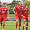 Zurück in die Erfolgsspur: im Heimspiel gegen den TSV Rain möchte das Team von Türkspor Augsburg (v. l. Tugay Demir, Odin Redier und Jeton Abazi) wieder jubeln. 