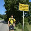 Endlich am heutigen Pausen-Platz angekommen: Eric Medicke macht Halt in Schweinspoint. 