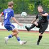 Erwarten am Sonntag den SV Hundszell II: Dominik Berchermeier (rechts) und der SV Karlshuld.