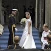 Bei der royalen Hochzeit im Juni 2010 führte Schwedens König Carl Gustaf seine Tochter, Kronprinzessin Victoria, zum Altar. 