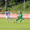 Nach dem hart erkämpften 1:0-Heimsieg gegen Heimstetten geht es für die Nördlinger Bayernliga-Mannschaft (am Ball: Manuel Meyer, hinten Felix Käser) nun zum besonders defensivstarken FC Ismaning.