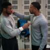 Im Film zwei alte Freunde: Damian «Dame» Anderson (Jonathan Majors, l.) und Adonis «Donnie» Creed (Michael B. Jordan, r.)