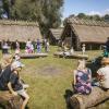 Am Tag des offenen Denkmals gibt es für Kinder im Steinzeitdorf in Pestenacker viel zu entdecken. 