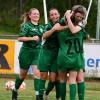 Werden auch in der neuen Bezirksoberliga-Saison zusammen jubeln: Julia Bamberger, Lara Jaskolka, Veronika Jakl und Veronika König (SG Burgau/Mönstetten).