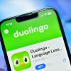 Die grüne Eule ist das lustige Wappentier der weitverbreiteten Sprachlernapp Duolingo.