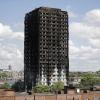 Der ausgebrannte Grenfell Tower steht in einem der reichsten Viertel Londons.