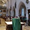 Der Fahrradgottesdienst in der Aichacher Stadtpfarrkirche war gut besucht.