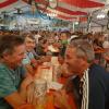 Die Brauhaus Musikanten brachten die Besucher der Festwoche in Krumbach mit böhmisch-mährischer Blasmusik in Volksfeststimmung.