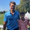 Der Profi und der Nachwuchsgolfer: Nicolas Heigl vom Wittelsbacher Golfclub (rechts) löcherte Philipp Katich (links) mit vielen interessanten und spannenden Fragen.