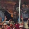 Wieder im Stadion der Kansas City Chiefs: Taylor Swift bejubelt einen Touchdown beim Saisonstart der NFL.