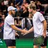 Tim Pütz (l) und Kevin Krawietz dürfen sich über den Einzug in das erste gemeinsame Grand-Slam-Finale freuen.