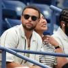 Stephen Curry feuerte von der Tribüne die Amerikanerin Jessica Pegula im US-Open-Finale an.