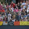 Volksfeststimmung beim öffentlichen Training im Paul-Janes-Stadion.