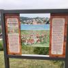 Die Schautafel auf dem Theklaberg in Welden zeigt einen Blick auf den Ort um das Jahr 1900.