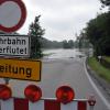 Die angekündigten Starkregenereignisse werden sich am Wochenende nach Angaben des Lauinger Wetterbeobachters Benjamin Grimm nicht in unserer Region abspielen. Zu einem Hochwasser wie im Juni werde es im Landkreis Dillingen  (hier am Lauinger Kreisel in Richtung Weisingen) nicht kommen. 