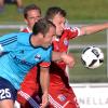 Lukas Kling (vorne) hat für den FV Illertissen 132 Regionalligaspiele absolviert. Jetzt ist er Trainer des Gegners Bayreuth.