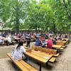 Der Biergarten „Beim Lagoi“ in Pfaffenhofen war im August besonders gut besucht.