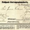 Feldpost-Correspondenzkarte von 1870 aus dem Deutsch-Französischen Krieg. 