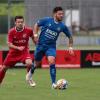 Spielertrainer Angelo Jakob (rechts) wird dem VfL Ecknach gegen Gersthofen fehlen. Matthias Schoder und der TSV Hollenbach wollen gegen Ziemetshausen die Tabellenführung verteidigen.