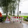 In Bayern bringen die Regenmassen mancherorts Überflutungen mit sich. 