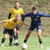 Einen schweren Stand hatte der TSV Kammlach (gelb-schwarze Trikots) am Sonntag gegen die SpVgg Kaufbeuren (blaues Trikot).