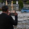 Im tschechischen Opava wurden Straßen überflutet.