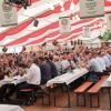 Rund 800 Helferinnen und Helfer, die sich im Rahmen der Hochwasser-Katastrophe engagiert haben, feierten auf Einladung von Landrat Martin Sailer gemeinsam am Sonntag in Neusäß auf dem Helferfest des Landkreises Augsburg