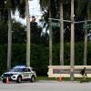 Ein Fahrzeug des Palm Beach County Sheriffs parkt vor dem Trump International Golf Club nach dem mutmaßlichen versuchten Attentat auf den aktuellen Präsidentschaftskandidaten der Republikaner und den ehemaligen US-Präsidenten Trump.