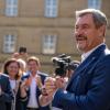 Von der CSU-Fraktion wurde Ministerpräsident Markus Söder in Kloster Banz herzlich empfangen