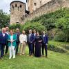 Treffen mit Freunden: Friedberger besuchten den Partnerort Völs.