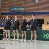 Bereit für die ersten Heimspiele sind die Frauen des TTC Langweid. Von links Viktoria Matiunina, Melanie Merk, Anja Farladanska und Vitaljia Venckute beim Auftaktspiel in Anröchte.