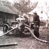 1934 war bei der Freiwilligen Feuerwehr in Pfaffenhausen dieser Schlauchwagen im Einsatz