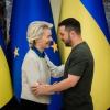 Bereits zum achten Mal seit Kriegsbeginn ist von der Leyen bei Selenskyj zu Besuch.