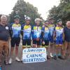 Eine Gruppe von Radfahrern aus Carnac ist nach Illertissen aufgebrochen. 