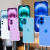 Das Standard-Modell des iPhone 16 gibt es in den Farben Schwarz, Weiß, Pink, Blaugrün und Ultramarin. Die beiden Kameras sind - wie einst beim iPhone X - wieder in einer Linie übereinander angeordnet.