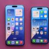 Das neue iPhone 16 Pro Max (l) und das kleinere iPhone 16.