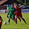 Antonia Kawan (am Ball) brachte den TSV 1861 Nördlingen gegen Gerolsbach in Führung. Am Ende mussten sich die Nördlingerinnen mit einem 1:1-Remis begnügen. 