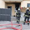 Die Feuerwehr löschte den Brand in Hochzoll schnell.