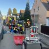 In Gersthofen war am Dienstag die Feuerwehr im Einsatz. Grund war ein Kellerbrand. 