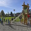 Der neue Spielplatz in Leeder wurde heiß ersehnt.