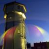 Da war der Anbau für das Ballonmuseum noch ganz neu: 2005 fand die erste Gersthofer Museumsnacht stattt. Der Wasserturm stand dabei im Mittelpunkt.