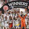 So jubelte die Eintracht 2022 nach dem Europa-League-Triumph.