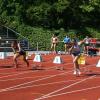 Der 100-Meter-Lauf beim Arge Alp Cup in Aichach.