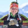 Am WM-Ort von 2028, Hochfilzen, räumte Laura Dahlmeier 2017 groß ab.