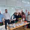 Sie informierten bei der Freiwilligen-Messe im Rathaus (von links): Stefan Gebhardt (Veteranen- und Soldatenkameradschaft), Markus Pfeffinger, Susanne Wild und Jaqueline Gräubig (alle Bunter Kreis), Stefanie Frommberger (Stadtbücherei), Franziska Straßer (Katholische Erwachsenenbildung) und Franz Schmid (Seniorenbeirat).